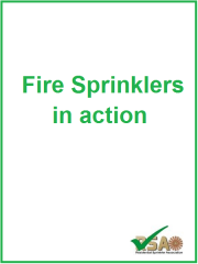 Sprinkler save at London apartment